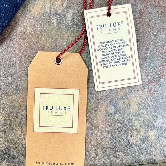 New Tru Luxe Crop Skinny Denim Jean 8 - Picture 3 of 10